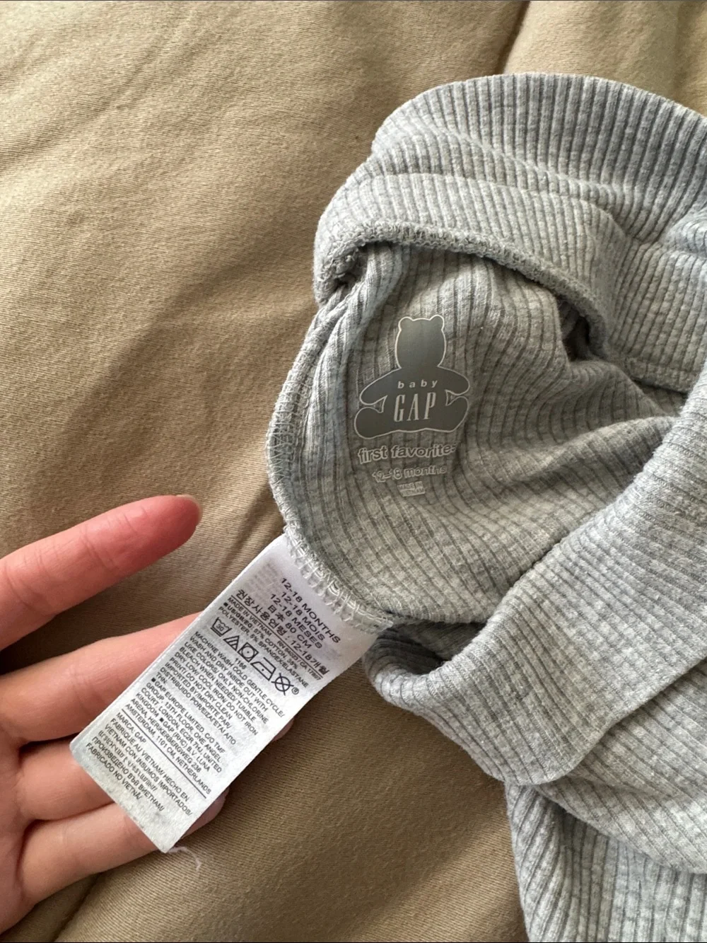 Baby Gap ribbed set
